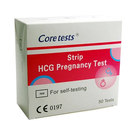 10 miu pregnancy test strips.